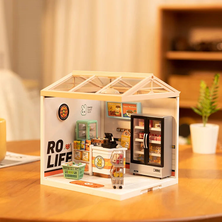 Robotime Rolife DIY Miniature Wooden Dollhouse Craft Mother s Day